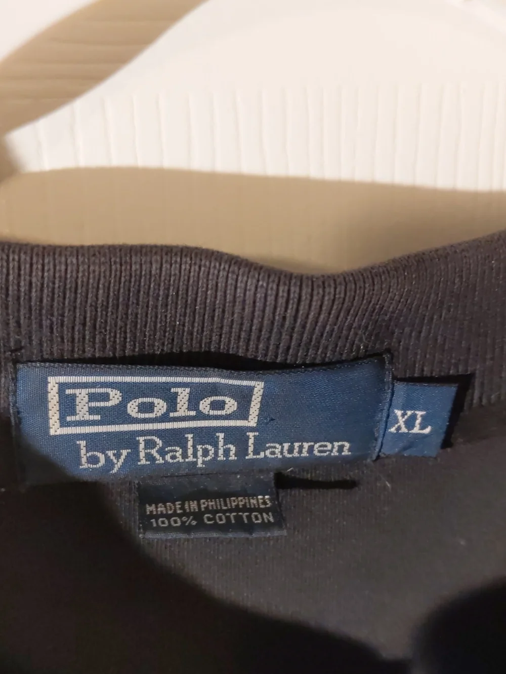 Lot Of 2 Polo Ralph Lauren Black Long-Sleeve Polos with Red & Dark Green Pony